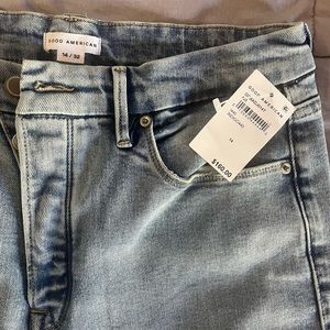Good American Jeans Super Compression Bootcut. Size 14, never worn.